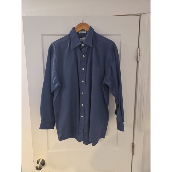 #69 LL Bean, RN#71341, 100% Cotton Buttoned Down, Blue 15.5 - 32 - Picture 1 of 4